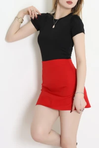 Kısa Kollu Çıtçıtlı Body Siyah - 013.1238.