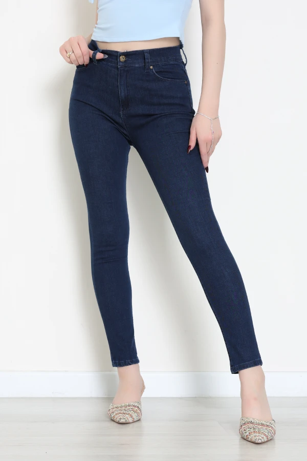 Dar Paça Kot Pantolon Mavi6 - 31593.2112.