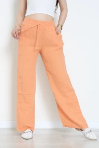 Müslin Bol Paça Pantolon Turuncu - 349.1238.
