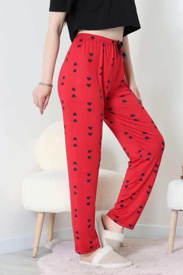 Milan Pijama Altı Siyahkırmızı - 52256.1929.