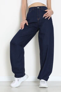 Baggy Kot Pantolon Koyulacivert - 31536.2088.