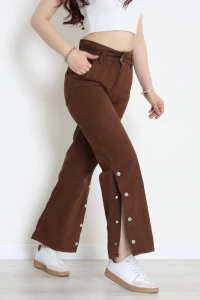 Paça Çıtçıt Kot Pantolon Kahve - 405400.2141.