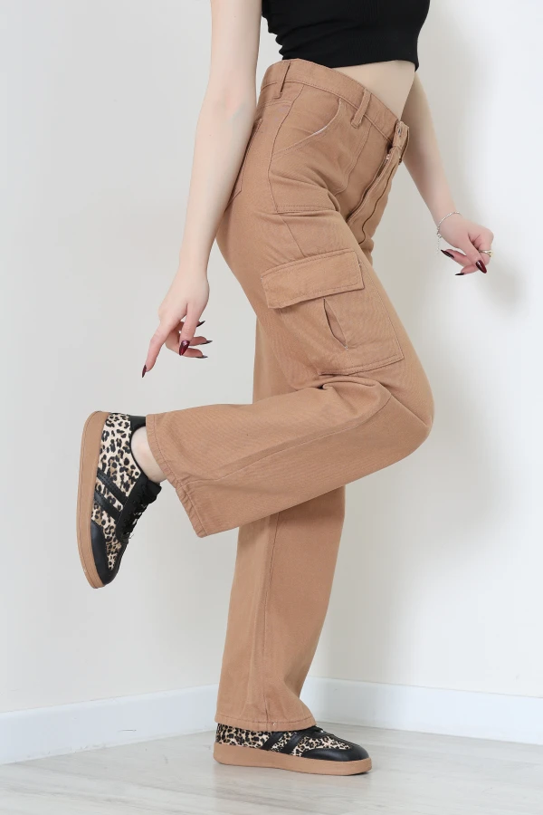 Kargo Cep Palazzo Kot Pantolon Devetüğü - 410344.2141.