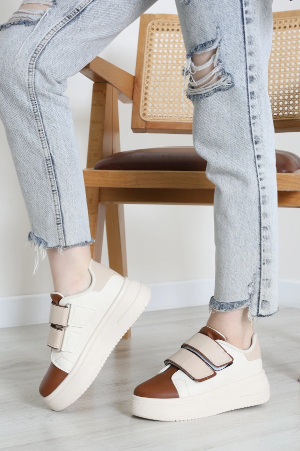 Günlük Spor Ayakkabı Bejkahve - 42118.2082.