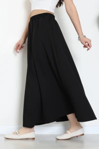 Dabıl Kumaş Cepli Etek Siyah - 43952.1884.