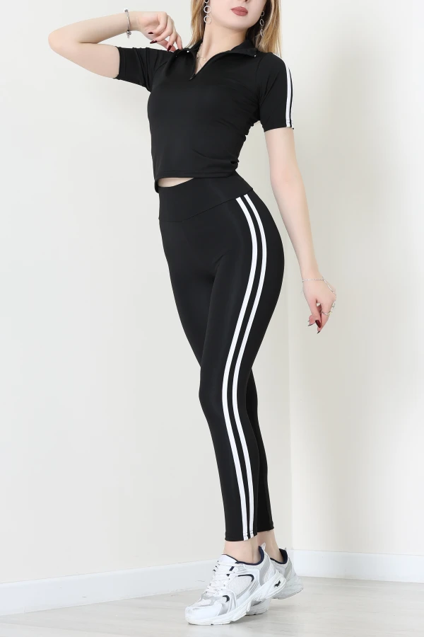 Çift Şerit Dalgıç Body Takım Siyah - 43979.053.