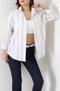 Oversize Gömlek Beyazbakır - 80847.147.