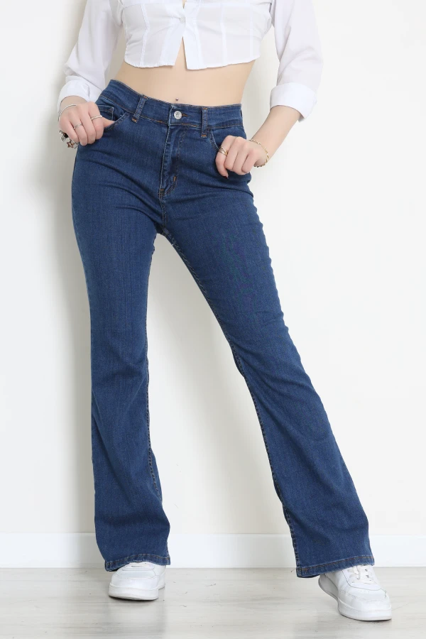 İspanyol Kot Pantolon Mavi - 31397.2088.