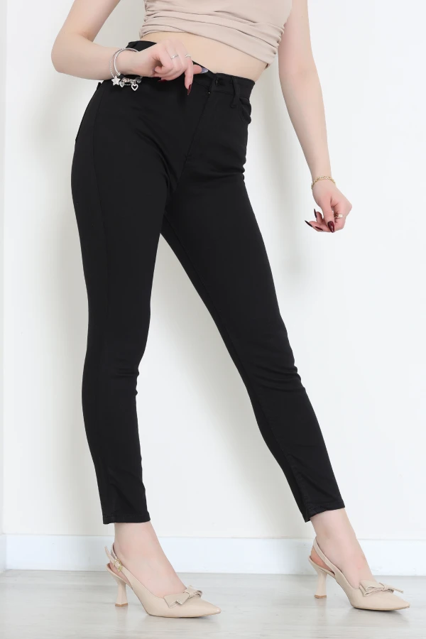 Dar Paça Kot Pantolon Siyah - 31593.2112.