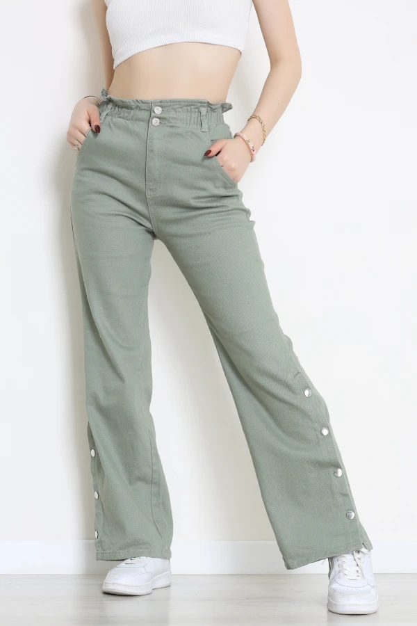 Paça Çıtçıt Kot Pantolon Çağla - 405400.2141.