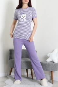 Kaşkorse Pijama Takımı Mor - 52221.1567.