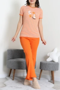 Kaşkorse Pijama Takımı Turuncu - 52221.1567.