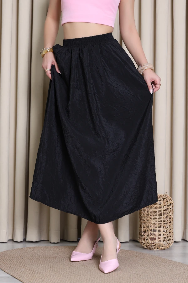 Cepli Krinkıl Etek Siyah - 6414.360.