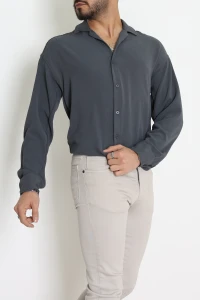 Salaş Ayrobin Gömlek  Antrasit - 71214.1947.