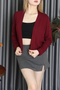 Çilek Yazlık Hırka Bordo - 7160.360.