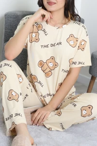 Milan Alt Üst Aynı Pijama Takımı Bejayı - 792.1287.