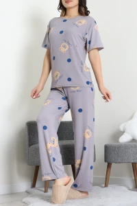 Milan Alt Üst Aynı Pijama Takımı Griayı - 792.1287.