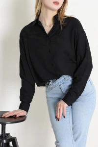 Oversize Gömlek Desenlisiyah - 80847.147.