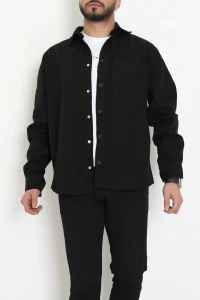 Tek Cepli Düğmeli Erkek Ceket Siyah - 36570.2137.
