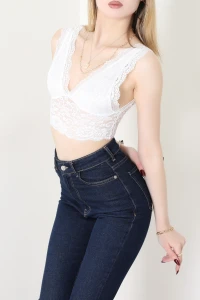 Dantelli Bralet Beyaz - 55121.1380.