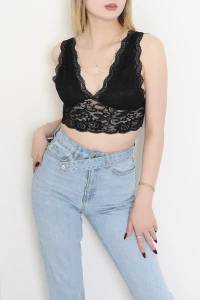 Dantelli Bralet Siyah - 55121.1380.