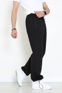 Paça Stoperli 2 İplik Palazzo Erkek Alt  Siyah - 71217.1937.