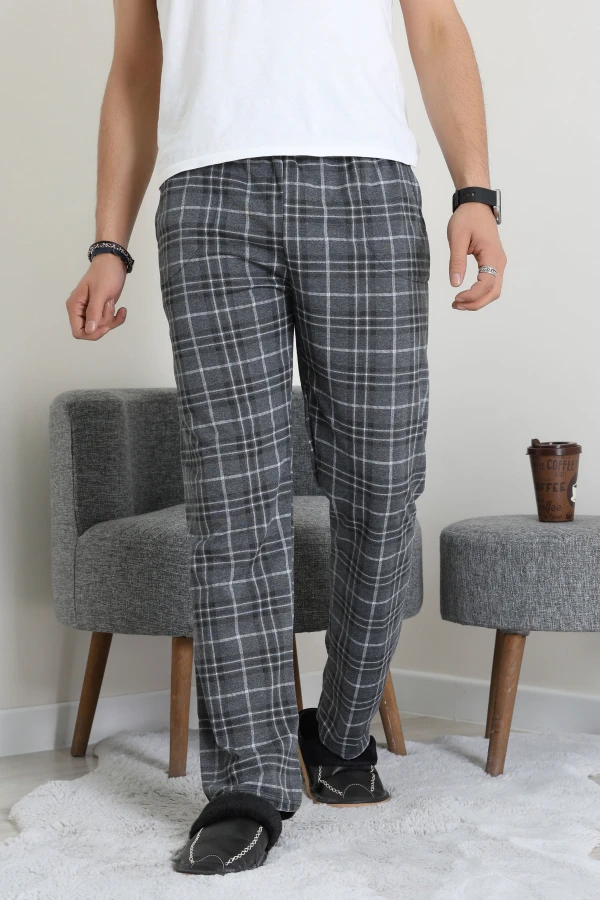 Süprem Cepli Erkek Pijama Fümekareli - 71237.1902.