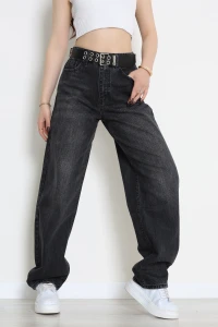 Kemerli Baggy Kot Pantolon Koyugray - 3120971.1968.