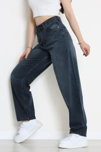 Baggy Kot Pantolon İndigo - 31536.2088.