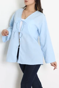 Bağlamalı Terikoton Gömlek Bebemavi - 32429.1949.