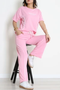 Biyeli Eşofman Takımı Pembe - 52275.1005.