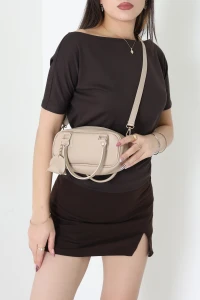 Askılı Çanta Vizon - 31259.2063.