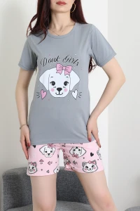 Süprem Baskılı Pijama Takım Gripembe - 50775.1773.