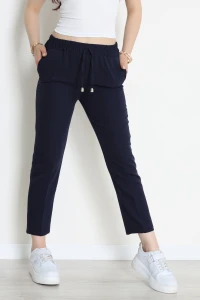 Dabıl Bağcıklı Pantolon Lacivert1 - 20138.1884.