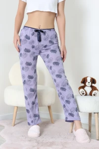 Viskon Pijama Altı Lila - 52284.2145.