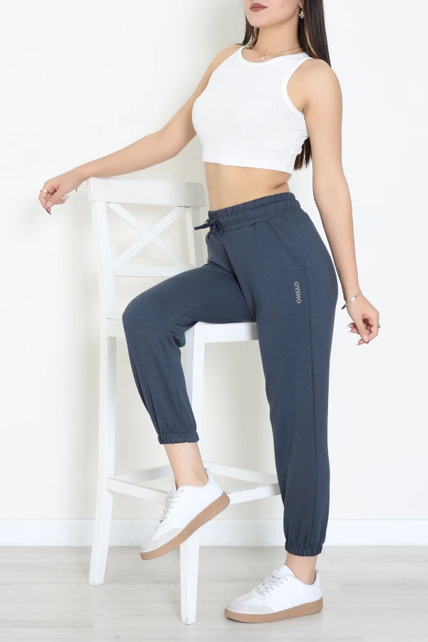 Modal Baskılı Eşofman Altı İndigo - 71113.102.