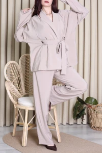 Tensel Bağlamalı Kimono Takım Taş - 7120.1254.