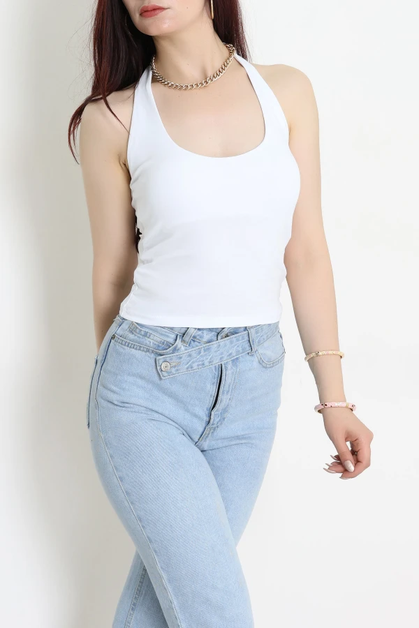 Boyundan Geçmeli Atlet Beyaz - 22054.200.