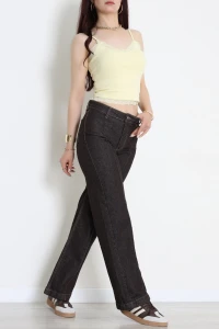 Çımalı Palazzo Kot Pantolon Kahve - 32479.1566.