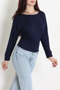 Modal Kumaş Kayık Yaka Bluz Parlement - 4118.1247.