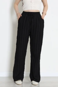 Fırfır Detay Pantolon Siyah - 4197.1247.