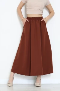 Dabıl Kumaş Cepli Etek Kiremit - 43952.1884.