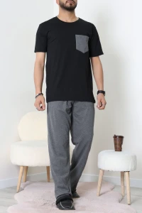 Erkek Pijama Takımı Siyah - 70605.1048.