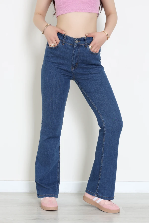 İspanyol Kot Pantolon Mavi - 31397.2088.