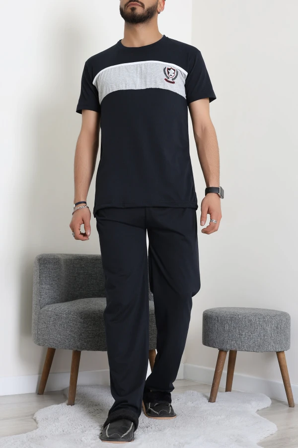 Süprem Parçalı Erkek Pijama Takım Lacigri - 800.1838.