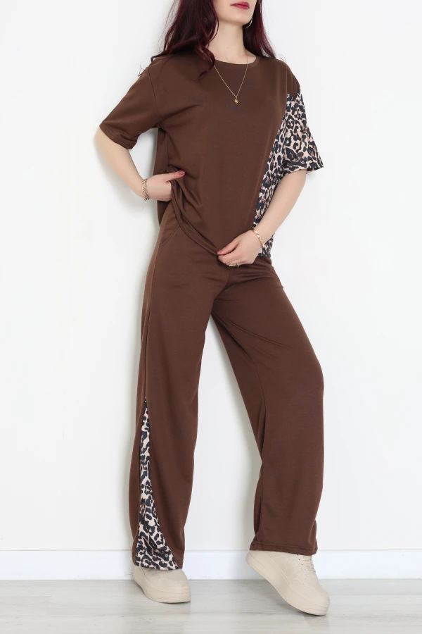 2 İplik Eşofman Takımı Kahve - 52267.1005.