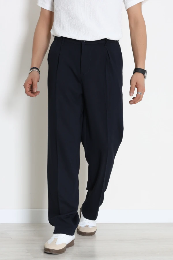 Dokuma Pileli Palazzo Erkek Pantolon Laci - 70944.2061.