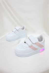 Işıklı Çocuk Spor Ayakkabı Beyazpudra - 32010.264.