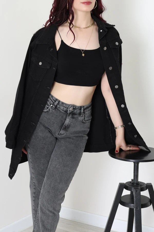 Cepli Kot Ceket Siyah - 32521.2141.