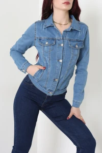 Kot Ceket Açıkmavi - 32522.2141.